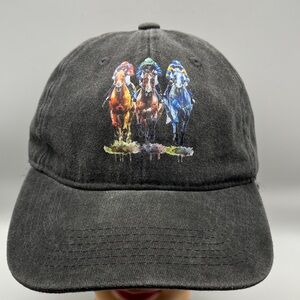 Horse Racing Graphic Derby Cap